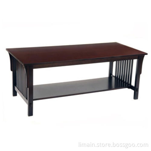 Coffee Table, Measures 4 x 22 x 18 1/2-inch, Black or Espresso Finish